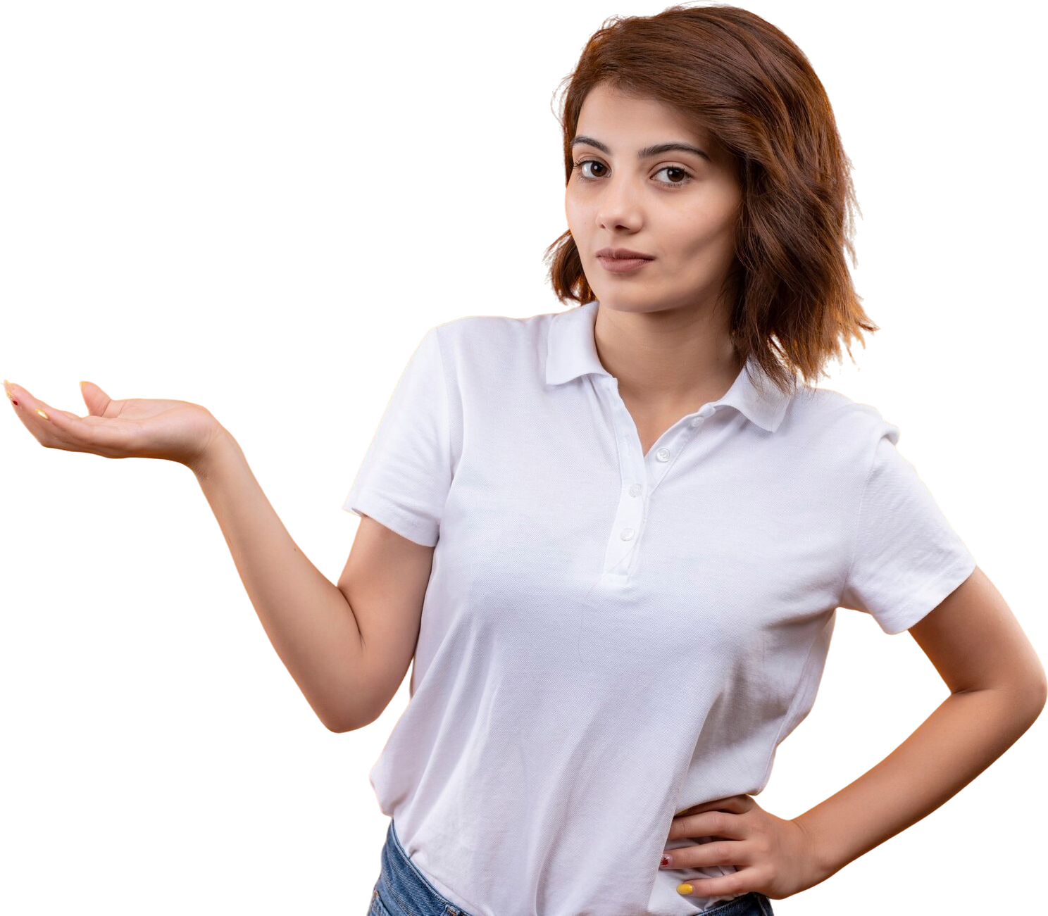 Student with globe